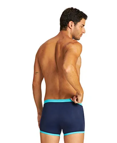 Arena Fundamentals Borders boxer uomo 5 navy martinica