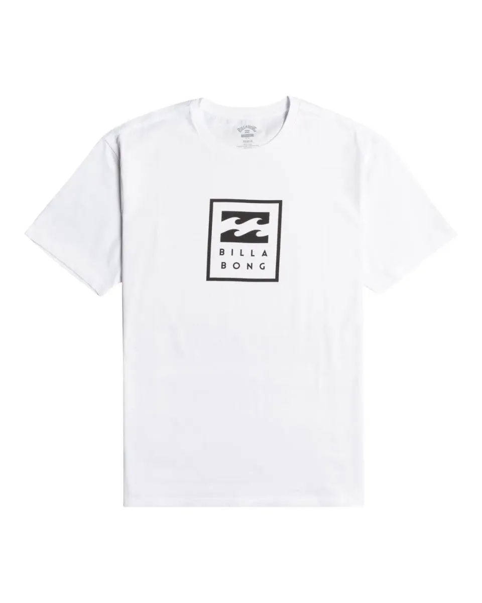 Billabong Unity Stacked SS t-shirt uomo bianca cotone