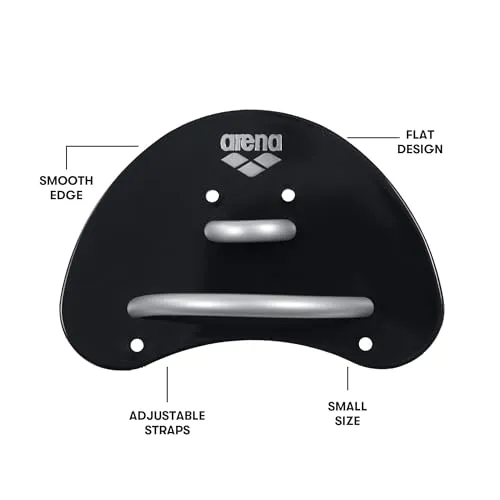 Arena Elite Finger Paddle palette dita black silver tecnica