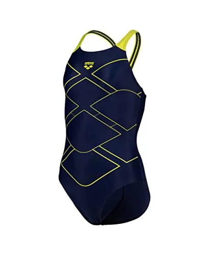 Arena Mark V Back costume intero bambina clororesistente
