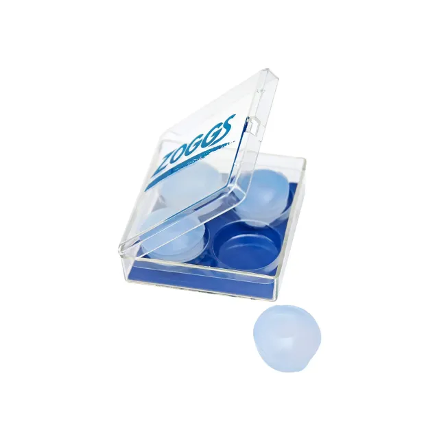 Zoggs tappi orecchie nuoto silicone 4 pezzi trasparenti