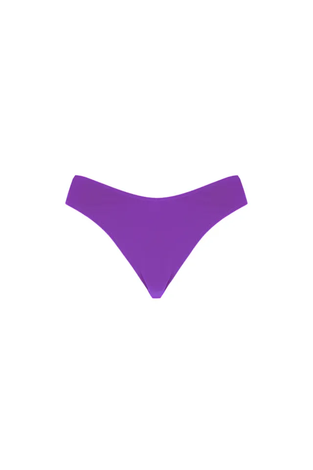 4Giveness Exchange Color slip bikini a V nero lycra