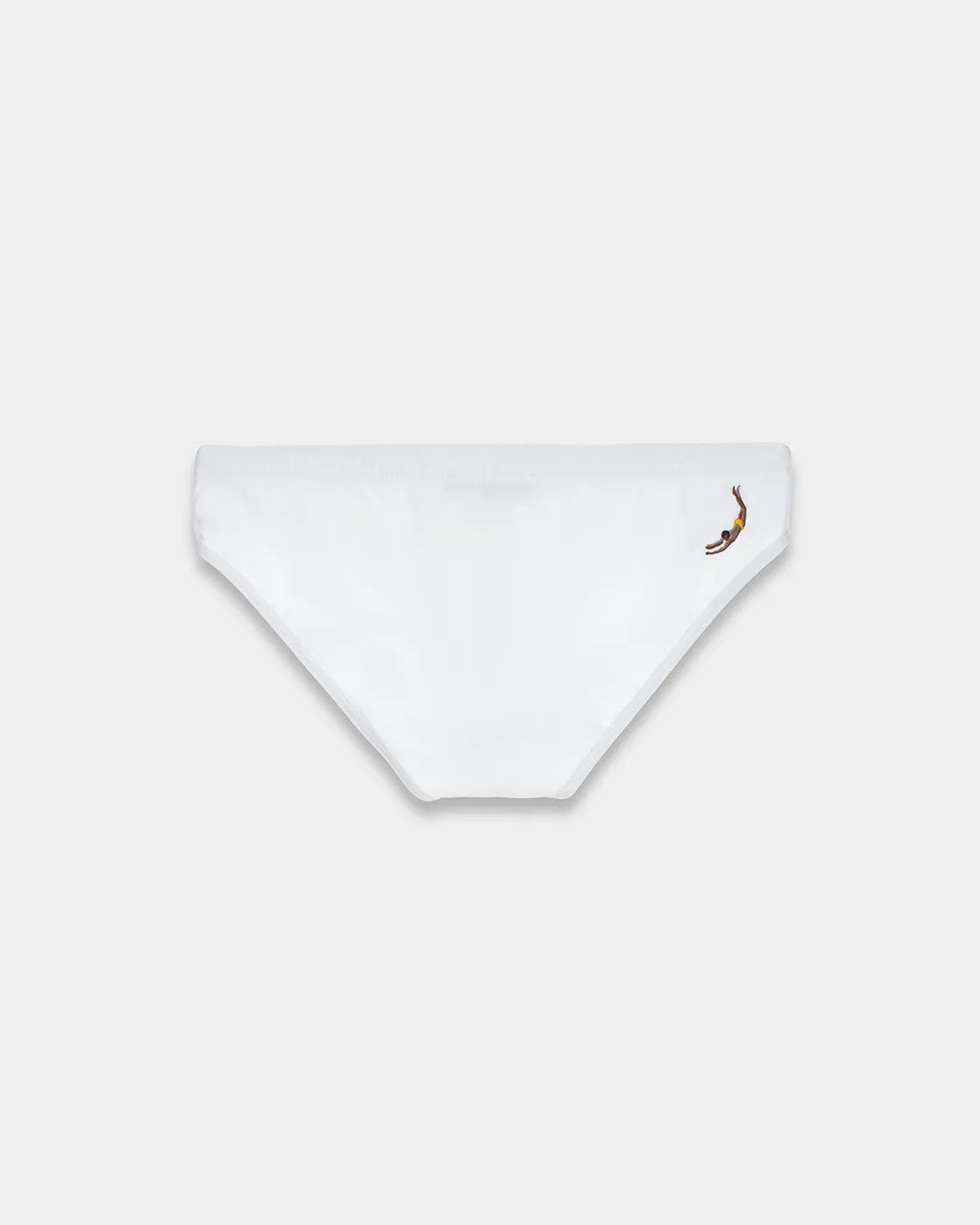 Mosso Sunwear White slip mare uomo bianco nylon rigenerato