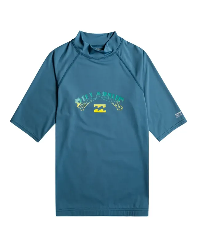 Billabong Rash Guard Uomo M manica corta UPF 50 surf shirt