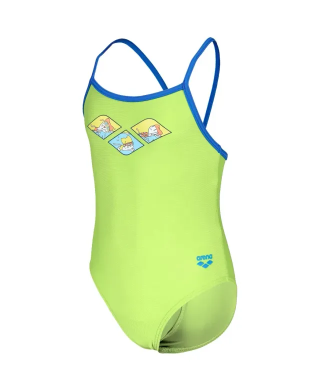 Arena Training Intero Bambina Turchese Freak Rose