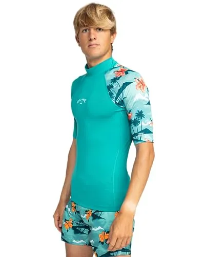 Billabong Contrast Allover rashguard uomo L maniche corte
