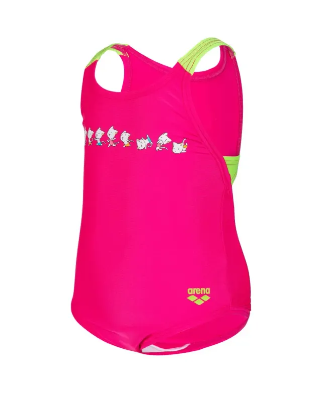 Arena Friends Swim Pro Back costume bambina 1-2 anni
