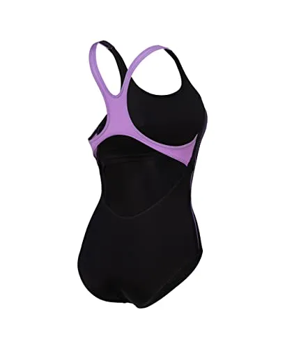 Arena Swim Pro Back Graphic LB costume intero nero-lavanda UV