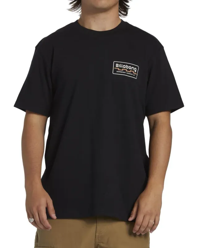 Billabong Walled t-shirt uomo XS nera cotone