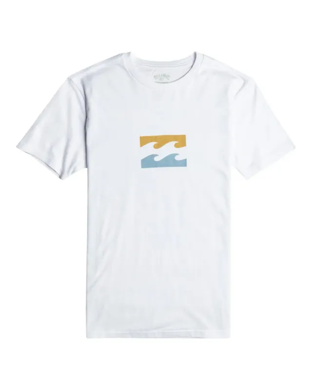 Billabong Team Wave SS T-shirt Bambino logo onda leggero