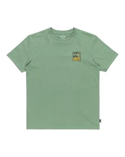 Billabong Stamp Maglietta Ragazzi Moss cotone