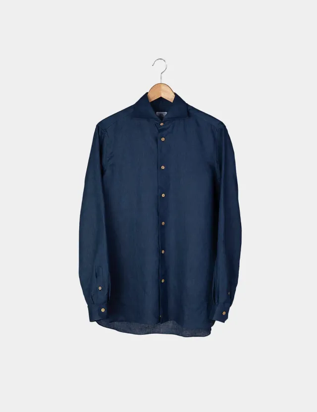 Ripa Ripa Elba Blu Notte camicia uomo elegante