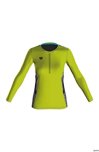 Arena W Run H/Z Maglia Donna Running Maniche Lunghe Zip