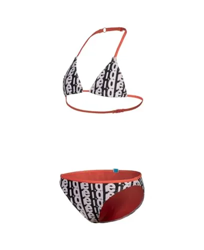Arena Monogram Triangle bikini bambina 12-13 anni collo regolabile