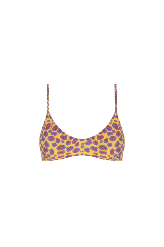 4 Giveness Congo top bikini animalier coppe removibili