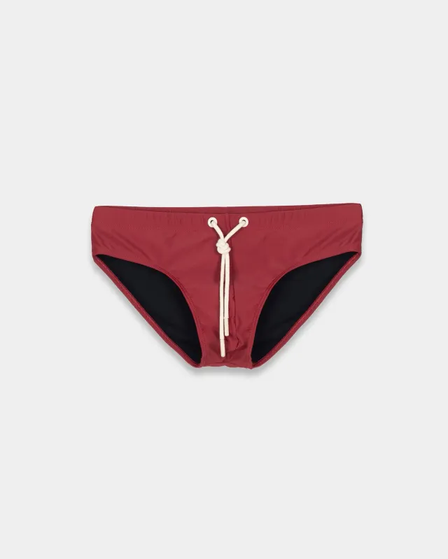 Mosso Sunwear Bordeaux slip mare uomo bordeaux nylon rigenerato