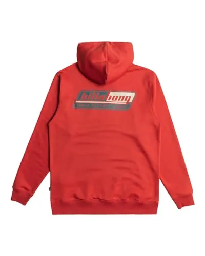 Billabong Walled Po felpa uomo Blu cappuccio pile