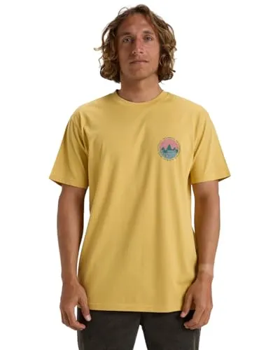 Billabong Brightness SS t-shirt uomo L Senape cotone