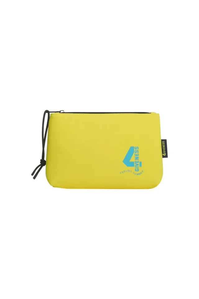 4 Giveness pochette neoprene uomo blu royal taglia U