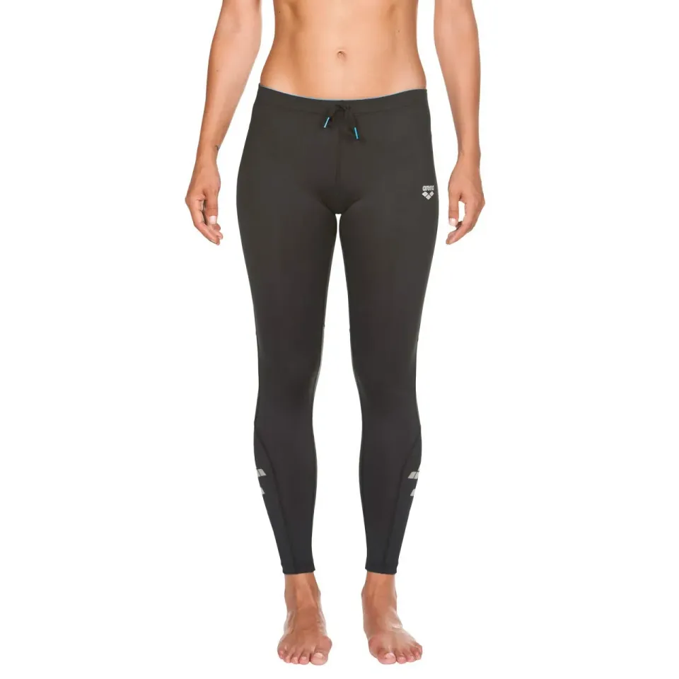 Arena Run Long Tights leggings corsa donna neri