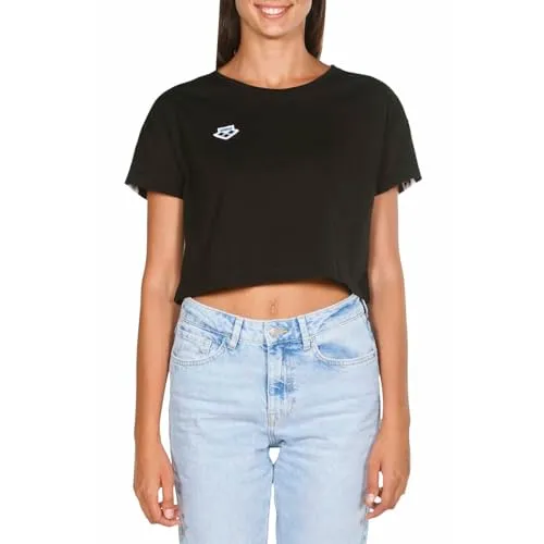 Arena Corinne Team t-shirt donna oversize bianca streetwear