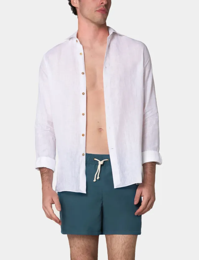 Ripa Ripa Blu Oltremare Costume Mare Uomo Tinta Unita