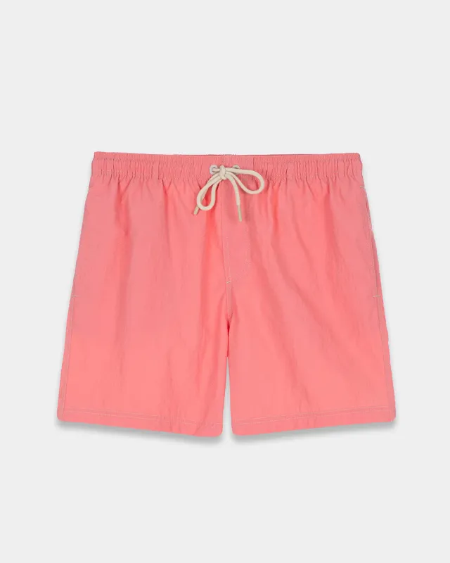 Mosso Sunwear costume boxer rosa cuciture contrasto