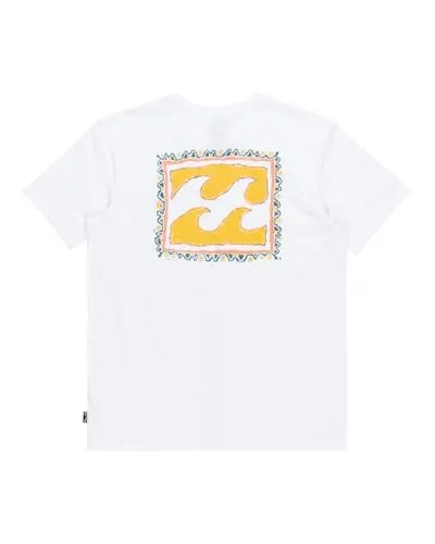 Billabong Crayon Wave T-Shirt Ragazzo 14 Anni Cotone