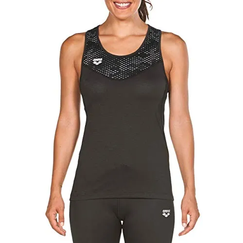 Arena Run Tank canotta donna XL Camou Black White smanicata