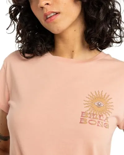 Billabong Vibes Around t-shirt donna L cotone bianca
