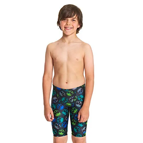 Zoggs Knucklehead Jett Jammer XS costume teschio cloro