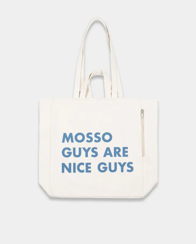 Mosso Sunwear borsa mare tote canvas naturale