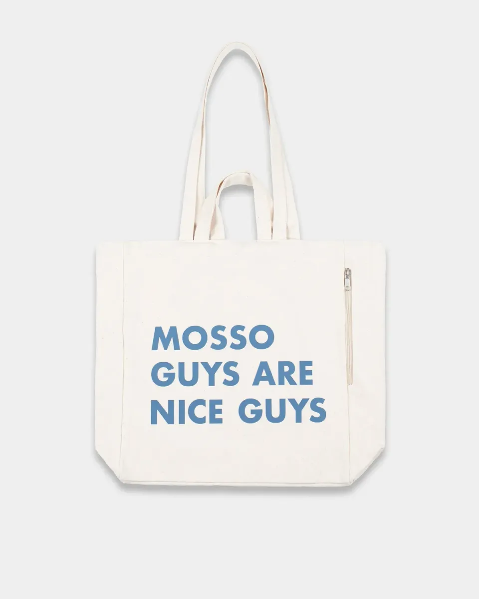 Mosso Sunwear borsa mare tote canvas naturale