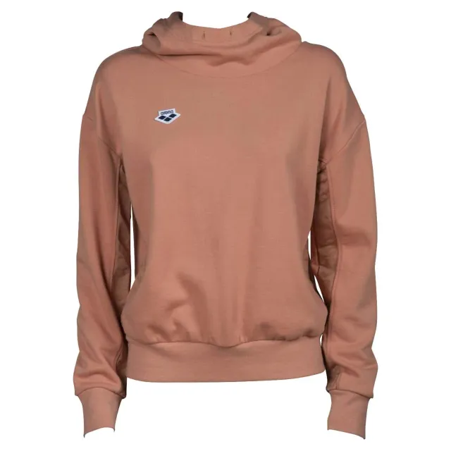 Arena Team Hoodie Felpa con Cappuccio Donna Morbida