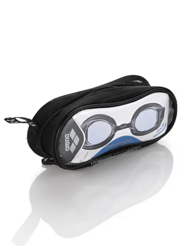arena zoom neoprene occhialini nuoto lenti chiare nero