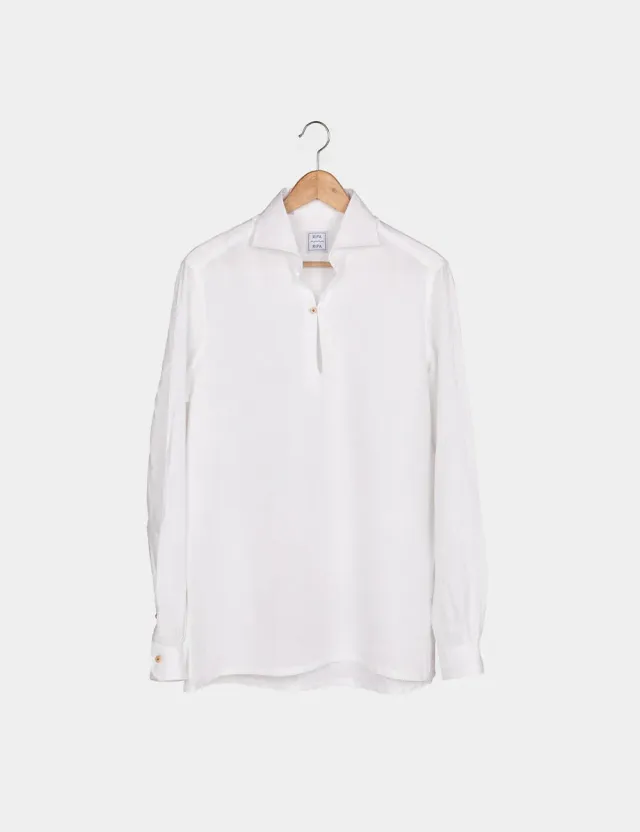 Ripa Ripa Capri Bianca camicia lino bianca