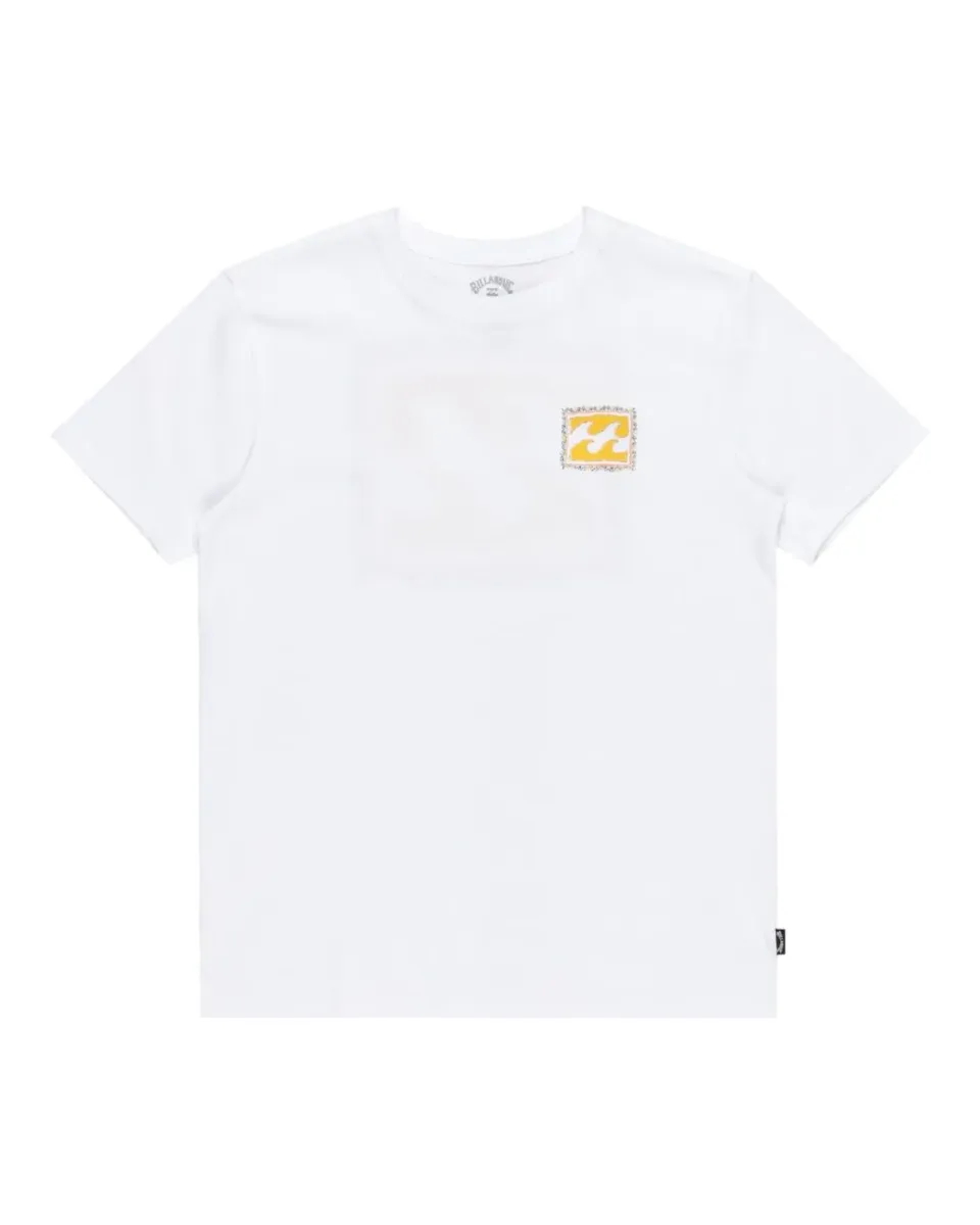 Billabong Crayon Wave T-Shirt Ragazzo 14 Anni Cotone
