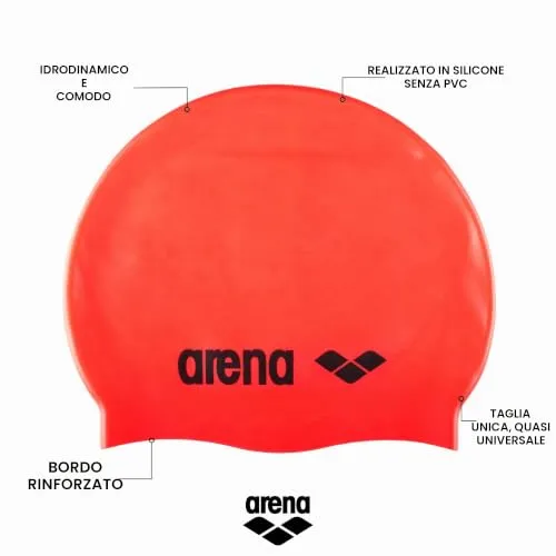 Arena Classic Silicone cuffia nuoto in silicone