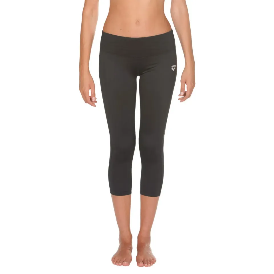 Arena Gym Leggings Sportivi 3/4 Donna XS Nero palestra