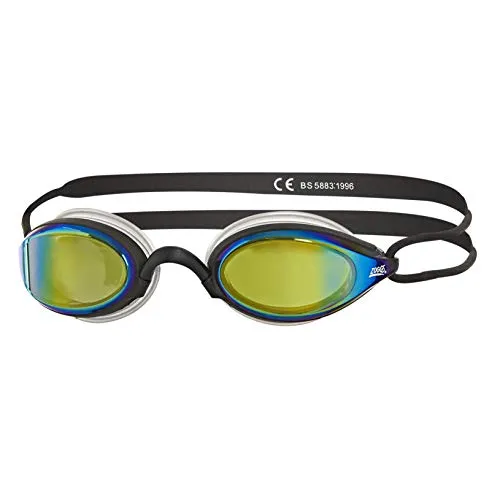 Zoggs Podium Titanium occhialini nuoto specchiati nero