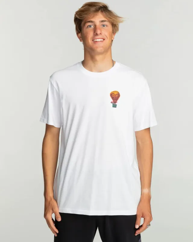 Billabong Divinity SS maglietta uomo bianca girocollo