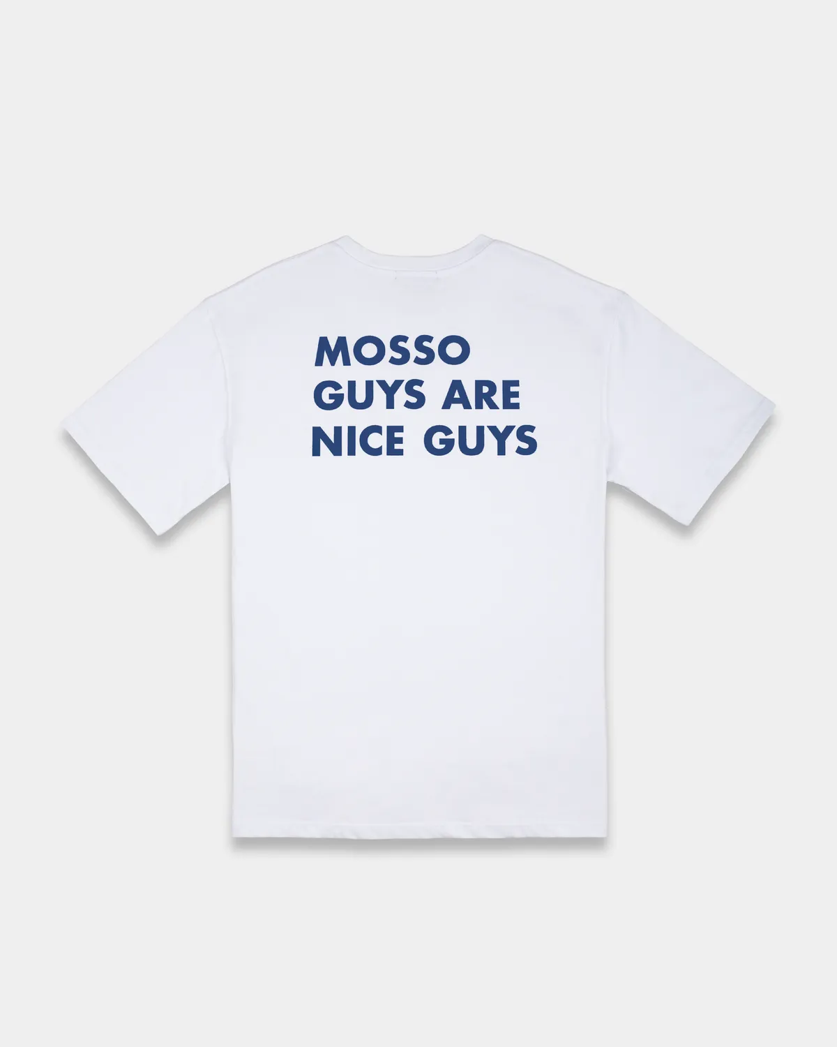Mosso Sunwear t-shirt uomo bianca slogan cotone
