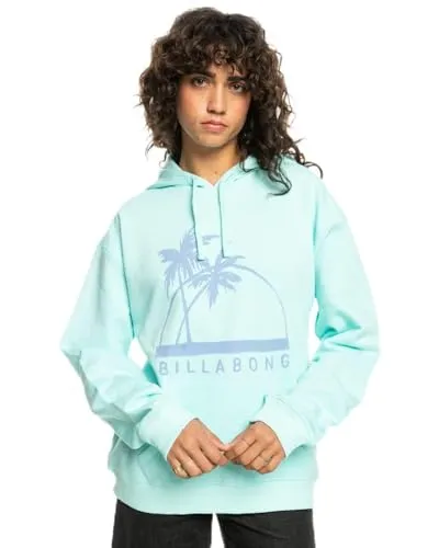 Billabong Palm Isle Hoodi felpa donna L cappuccio