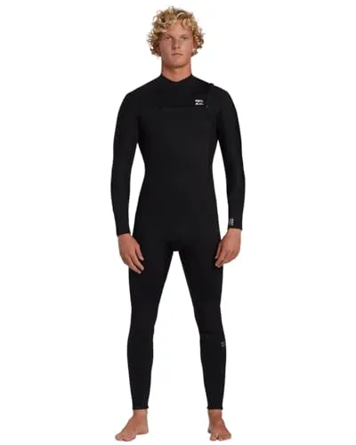 Billabong Foil Muta Uomo 4/3mm Nero Zip Petto Taglia M
