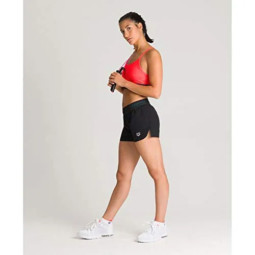 Arena Lauf Side Vents shorts corsa donna nero M
