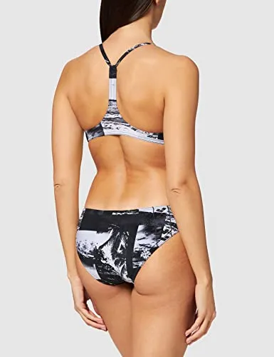 Arena Icons Team Stripe Bandeau bikini fascia donna foderato