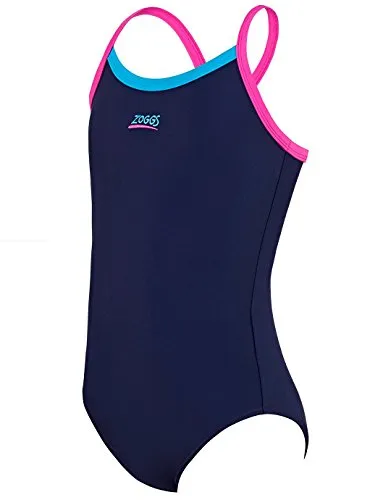 Zoggs Kerrawa Strikeback Costume Intero Bambina 8 anni cloro-resistente