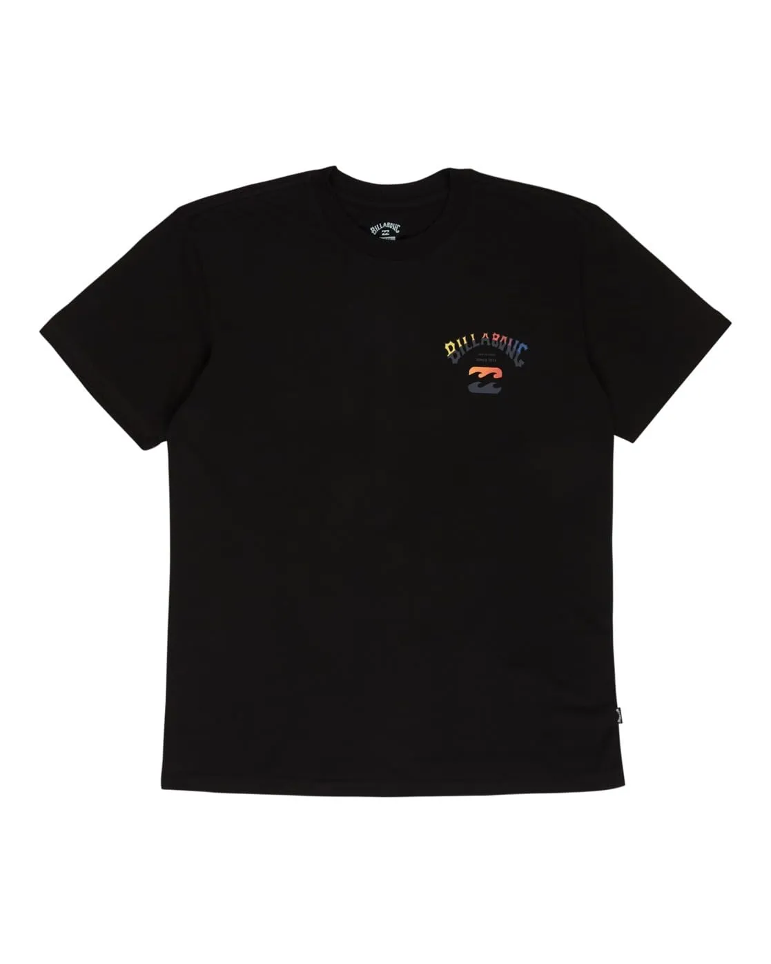 Billabong Arch Fade Premium T-shirt Uomo M Giallo stampa sbiadita