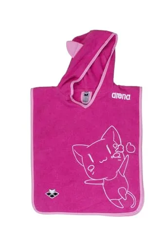 Arena Friends poncho accappatoio bambini S fucsia