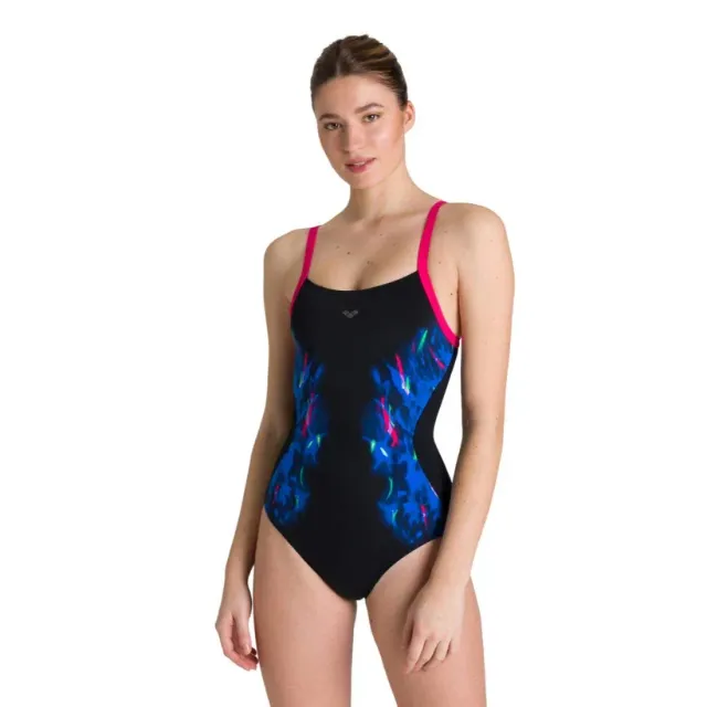 Arena Greta Wing Back Costume Intero 44 Nero Modellante Coppa B